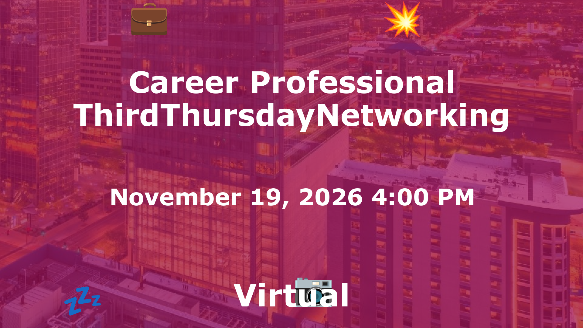 Career Professional ThirdThursdayNetworking  event image